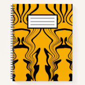 ビンテージスタイル レトロ モチベーション タイポグラフィー 引用 ノートブック (正面)