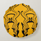 ビンテージスタイル レトロ モチベーション タイポグラフィー 引用 ラウンドクッション (裏面)