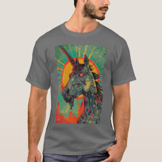 ビンテージゾンビユニコーン Tシャツ