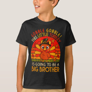 ビンテージターキーはビッグブラザーの感謝祭になるでしょう Tシャツ