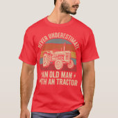 ビンテージトラクター Tシャツ (正面)