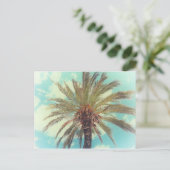 ビンテージトロピカルパームツリー ポストカード (スタンド正面)