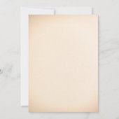 ビンテージトロピカルビーチ | 婚約パーティー 招待状 (裏面)