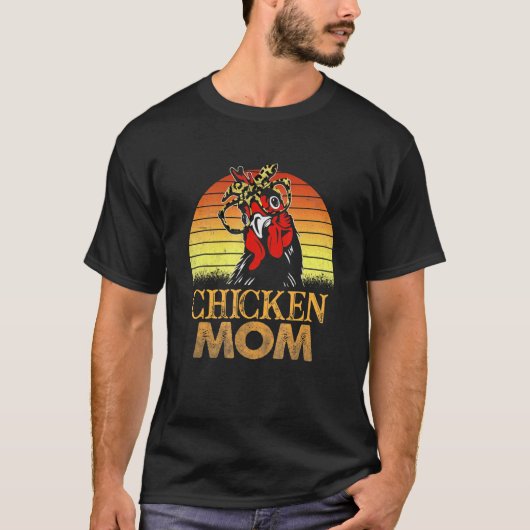 ビンテージニワトリママ Tシャツ (正面)