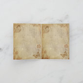 ビンテージバタフライ サンキューカード (内部)