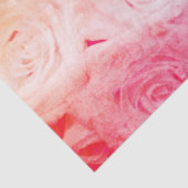 ビンテージピンクのバラの花の写真の切り離し工芸品 薄葉紙 (詳細)