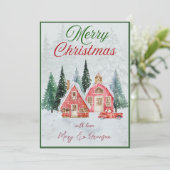 ビンテージファームハウス ピンクトラック ヴィレッジ スクリプト シーズンカード (スタンド正面)