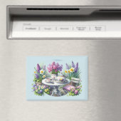 ビンテージフローラルティーパーティーインガーデン マグネット (インサイチュ (食洗機))