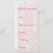 ビンテージブライド 招待状 (裏面)