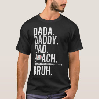 ビンテージベースボールコーチ お父さん 父の日 ジョークグッズ Tシャツ