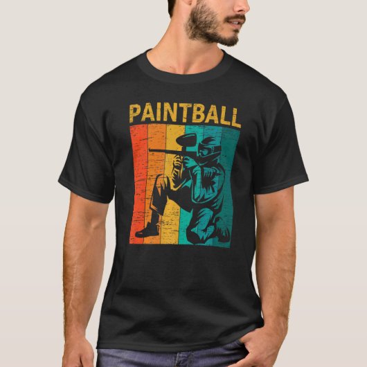 ビンテージペイントボール Tシャツ (正面)