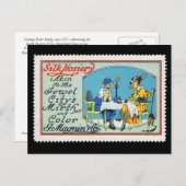 ビンテージポスタースタンプ葉書Magnin San Francisco ポストカード (正面/裏面)