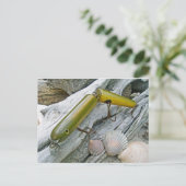 ビンテージマスタールアー・ジョイントドイール ソルトウォータープラグ ポストカード (スタンド正面)