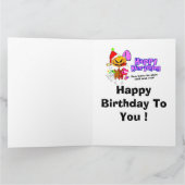 ビンテージ列車による旅行 カード (内部)