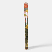 ビンテージ動物、かわいいビクトリアン子猫と花 Case-Mate iPhoneケース (裏面 / 左)