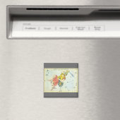 ビンテージ天文学、ペルセウスとメデューサの首 マグネット (インサイチュ (食洗機))