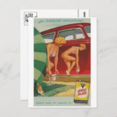 ビンテージ広告ポスターはがき ポストカード (正面/裏面)