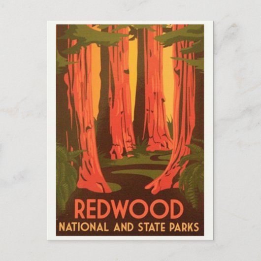 ビンテージ広告ポスターはがき ポストカード (正面)