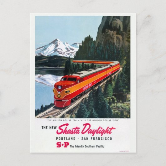 ビンテージ広告ポスターはがき ポストカード (正面)