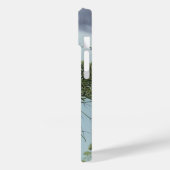 ビンテージ恐竜、サウロポジドンと鳥が飛ぶ Case-Mate iPhoneケース (裏面 / 左)