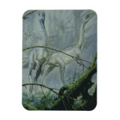 ビンテージ恐竜、メガプノサウルス（別名シンタルサス） マグネット (縦)