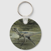 ビンテージ恐竜、白亜紀のヒプシロフォドン キーホルダー (裏面)