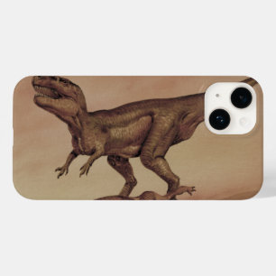 ビンテージ恐竜、肉食のギガノトサウルス Case-Mate iPhone 14ケース
