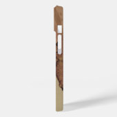 ビンテージ恐竜、肉食のギガノトサウルス Case-Mate iPhoneケース (裏面 / 左)