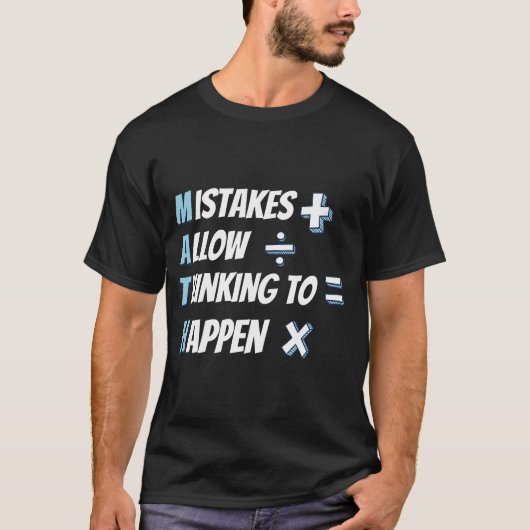 ビンテージ数学教師面白いフレーズギフトTシャツ Tシャツ (正面)