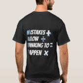 ビンテージ数学教師面白いフレーズギフトTシャツ Tシャツ (裏面)