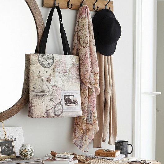 ビンテージ旅行 トートバッグ