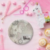 ビンテージ旅行 ペーパープレート (パーティー)