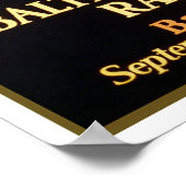 ビンテージ旅行、ボルチモアとオハイオ ポスター (角)