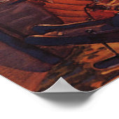 ビンテージ旅行、香港のジャンクス飛行機 ポスター (角)