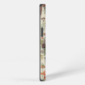 ビンテージ植物学模様 iPhoneケース (右側面)
