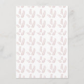 ビンテージ植物画 - エレガントな花の芸術 エンクロージャーカード (裏面)