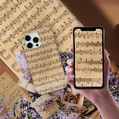 ビンテージ楽譜 iPhoneケース