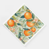 ビンテージ水彩オレンジタンジェリン (コーナー)