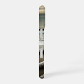 ビンテージ流木の海岸 iPhone 16ケース (右側面)