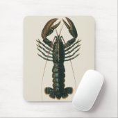 ビンテージ海洋カニ・エビ・クラゲ 海洋生物 カニ マウスパッド (マウス)