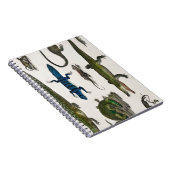 ビンテージ爬虫類 蛇 トカゲ ノートブック (右側)