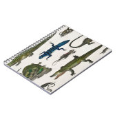 ビンテージ爬虫類 蛇 トカゲ ノートブック (左側)