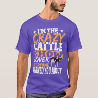 ビンテージ牛ショーラバー家畜牛 Tシャツ
