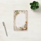 ビンテージ秋のカボチャと葉 ポストイット (オフィス)