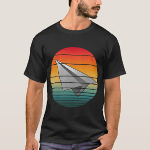 ビンテージ紙飛行機 Tシャツ