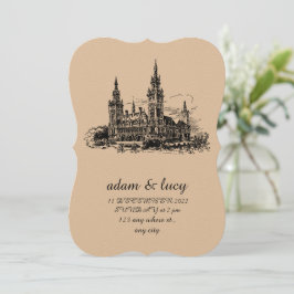 ビンテージ結婚式の招待状