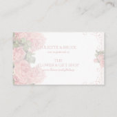 ビンテージ結婚式の黒板 – レジストリカード エンクロージャーカード (裏面)