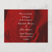 ビンテージ結婚式セーブ・ザ・デート案内 案内ポストカード (裏面)