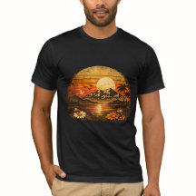 ビンテージ絵柄シャツ メンズ