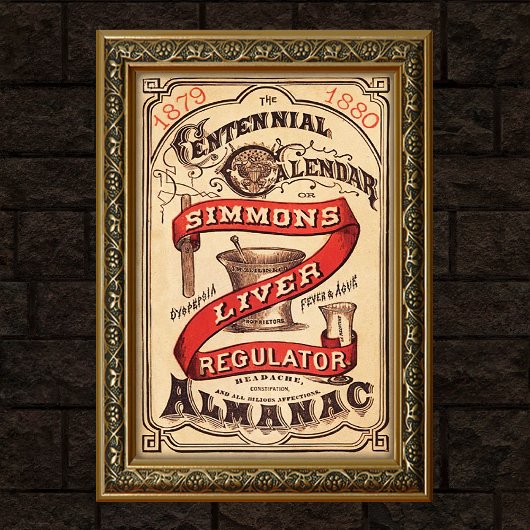 ビンテージ肝臓レギュレーター広告 ポスター